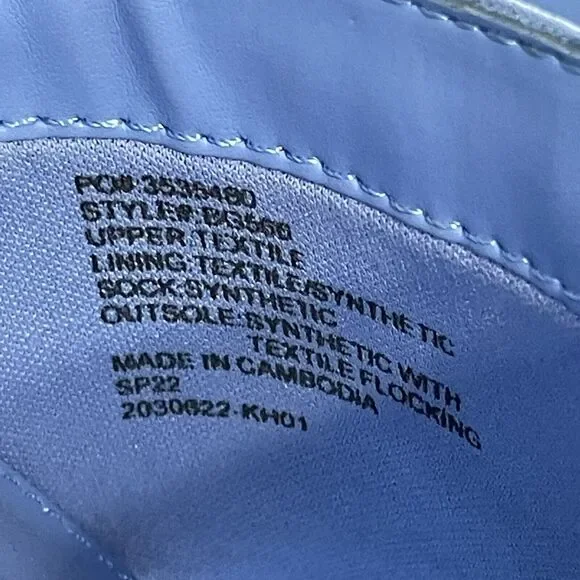 J. CREW Microsuede Single Strap Slide Sandals Women’s 8 Peri Blue Flat Shoe NEW - Picture 6 of 8